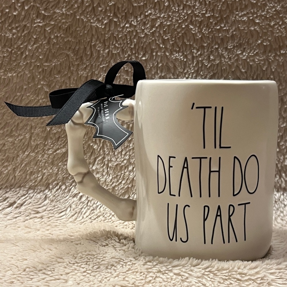 RAE DUNN Two Side ‘Til Death Do Us Part Mug